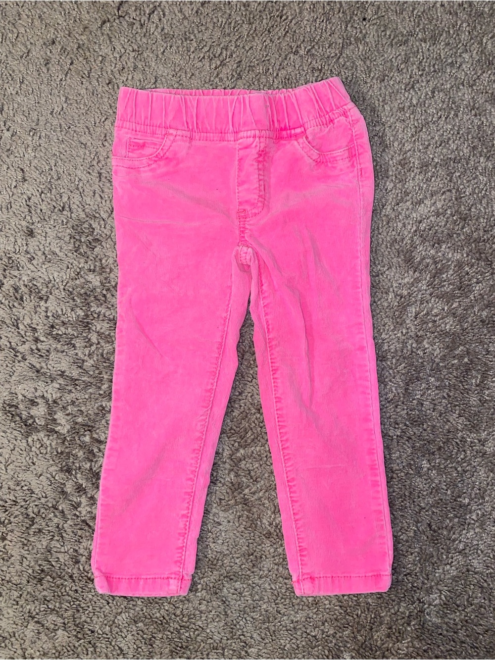Carters Girls 2T Pink Jean Summer Beach School Church Joggers